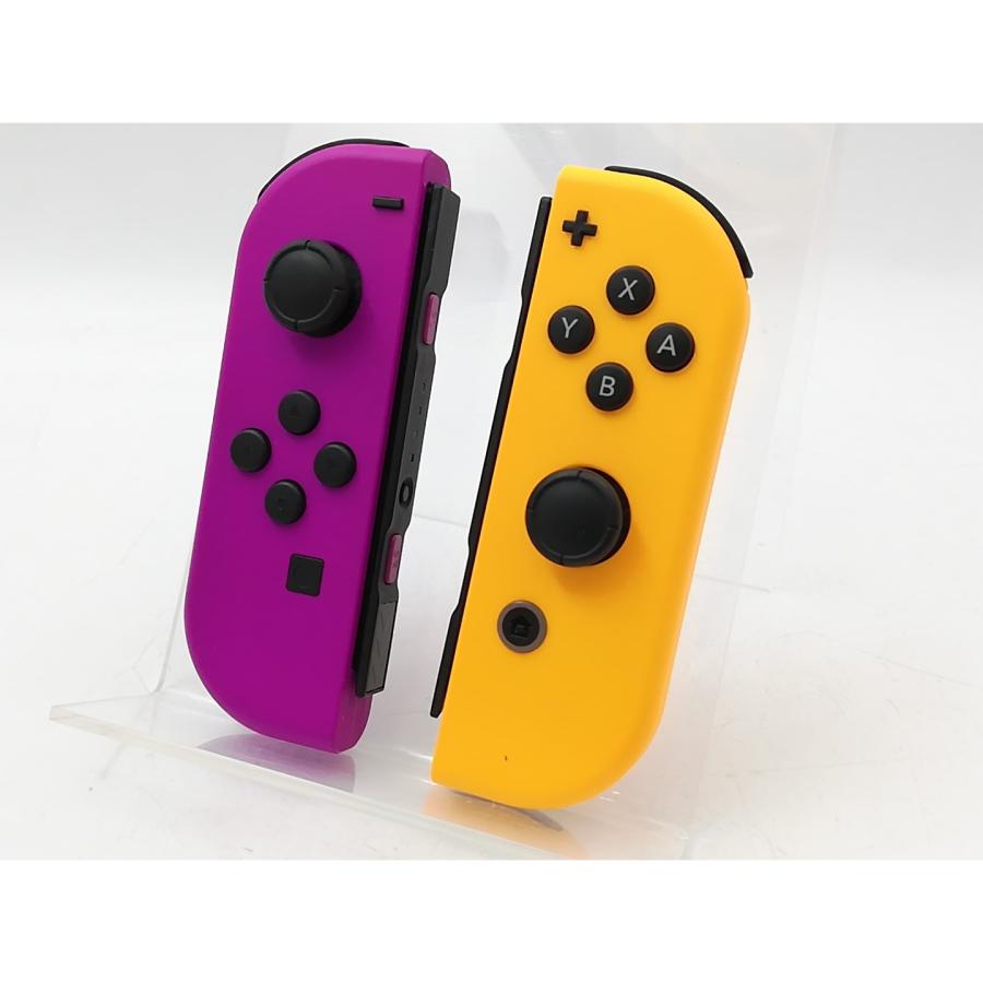 中古】Nintendo Switch Joy-Con (L)ネオンパープル/(R) ネオンオレンジ