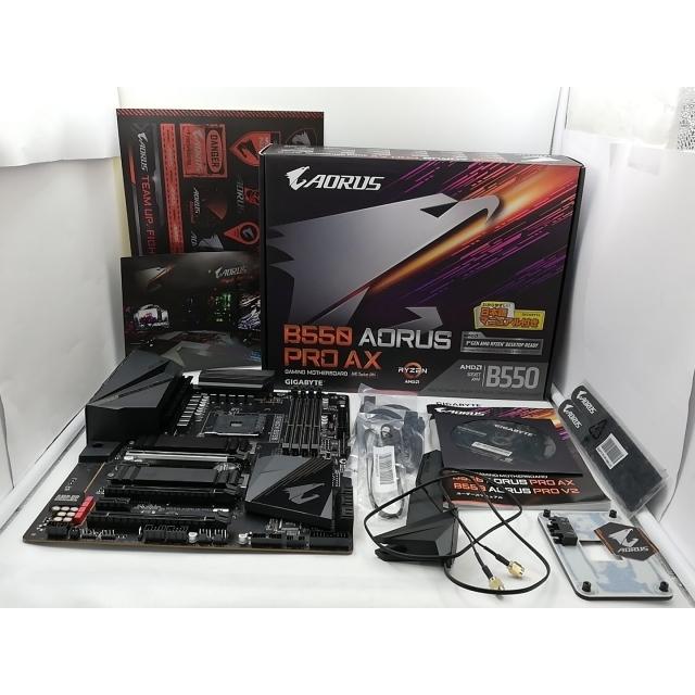 中古】GIGABYTE B550 AORUS PRO AX(rev.1.0) B550/AM4/2.5GbitLAN/Wi