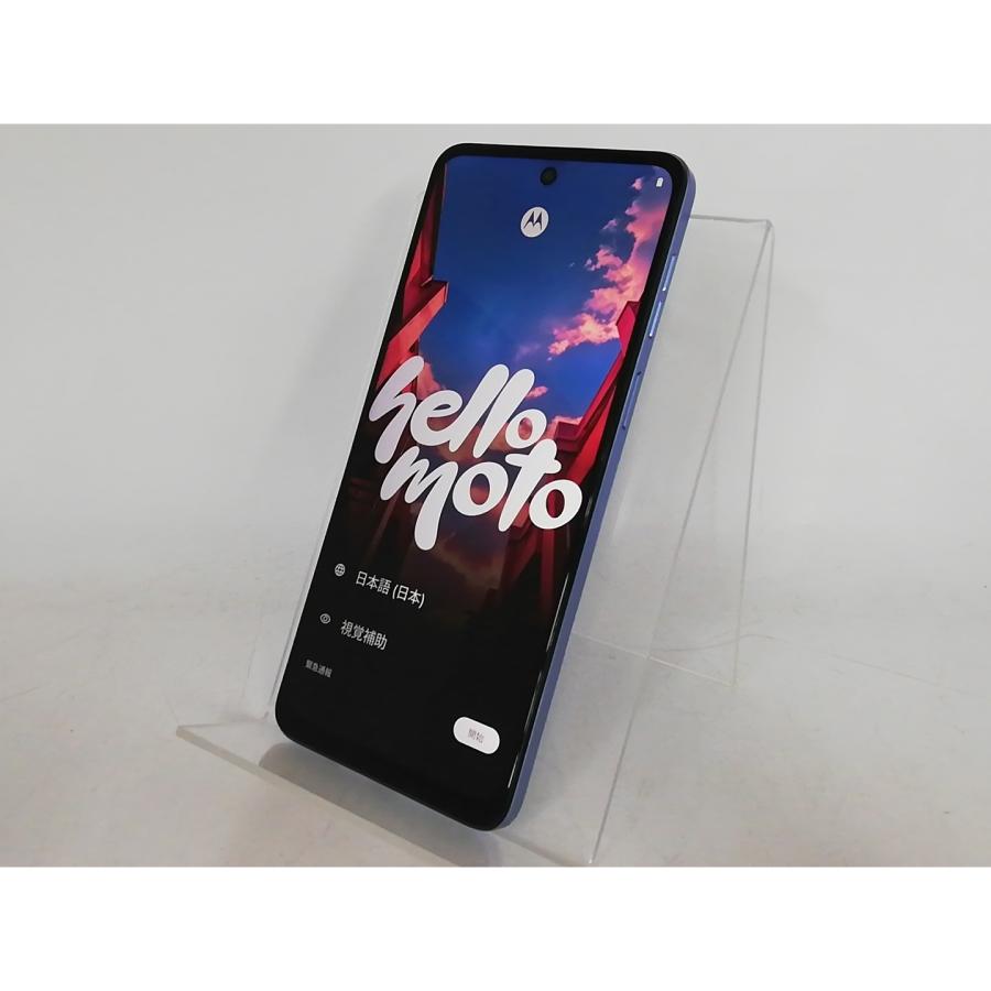中古】MOTOROLA 国内版 【SIMフリー】 moto g64 5G シルバーブルー 8GB