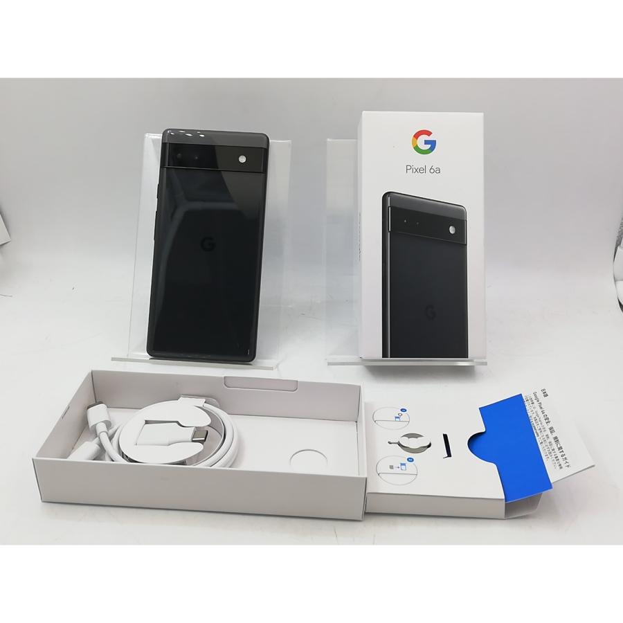 中古】Google au 【SIMフリー】 Pixel 6a チャコール 6GB 128GB GB17L