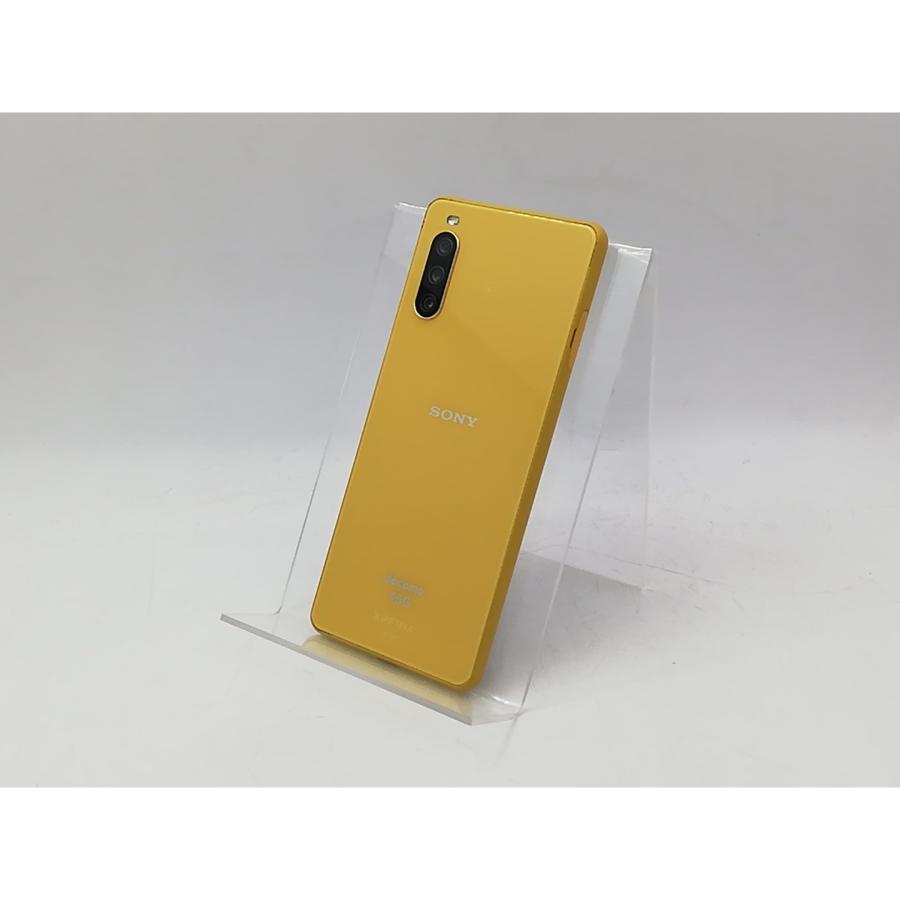 中古】SONY docomo 【SIMロック解除済み】 Xperia 10 III イエロー 6GB