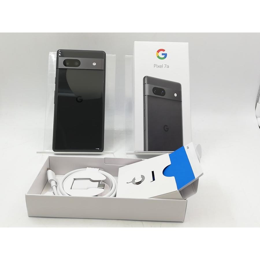 中古】Google docomo 【SIMフリー】 Pixel 7a チャコール 8GB 128GB