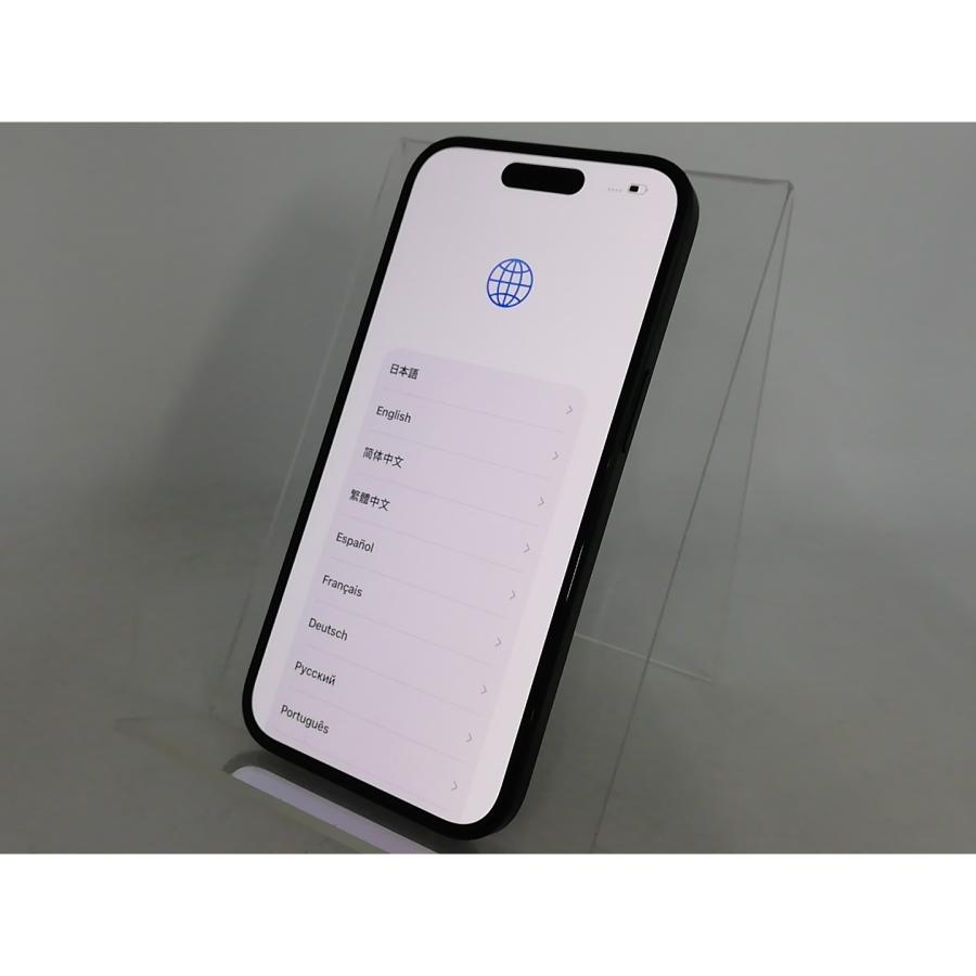 中古】Apple SoftBank 【SIMフリー】 iPhone 15 256GB ブラック MTMN3J