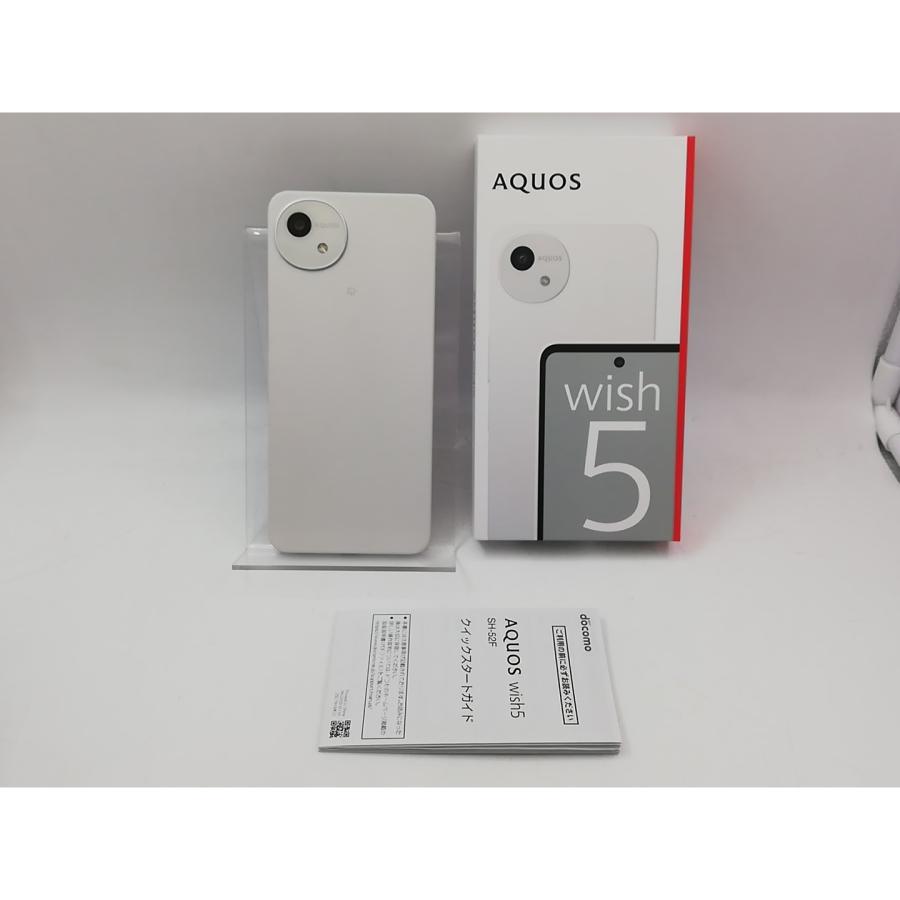 中古】SHARP docomo 【SIMフリー】 AQUOS wish5 ユキ 4GB 64GB SH-52F