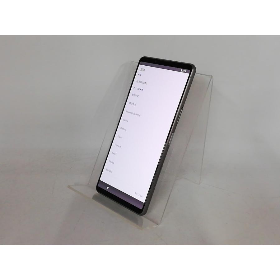 中古】SONY docomo 【SIMフリー】 Xperia 5 III フロストシルバー 8GB