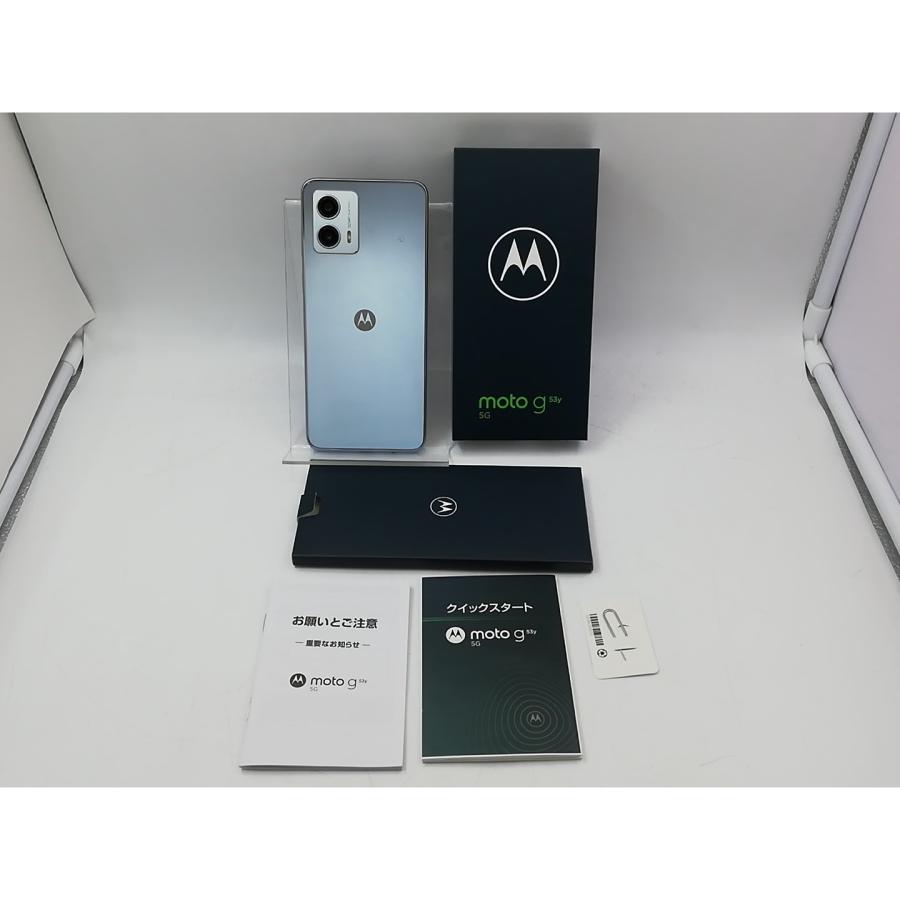 中古】MOTOROLA ymobile 【SIMフリー】 moto g53y 5G アークティック