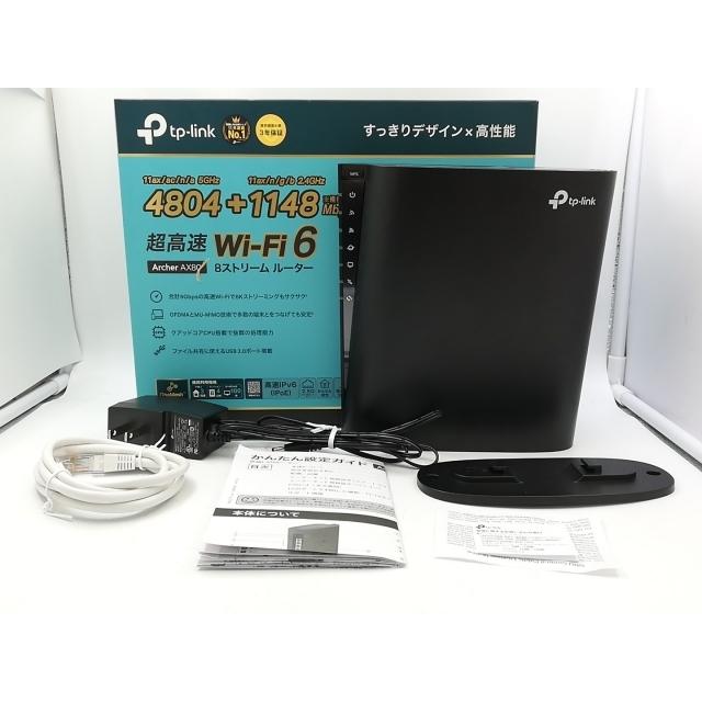 中古】TP-LINK Archer AX80 Wi-Fi6(11ax)対応無線LANルーター/2022年12