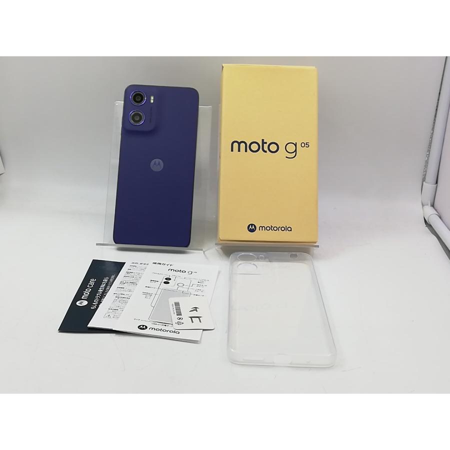 中古】MOTOROLA 国内版 【SIMフリー】 moto g05 フレッシュラベンダー
