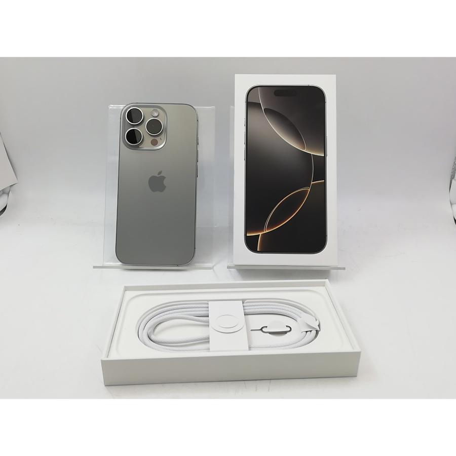 【中古】Apple 国内版 【SIMフリー】 iPhone 16 Pro 256GB ナチュラルチタニウム MYN33J/A【大宮東口】保証期間１ヶ月【ランクA】の画像