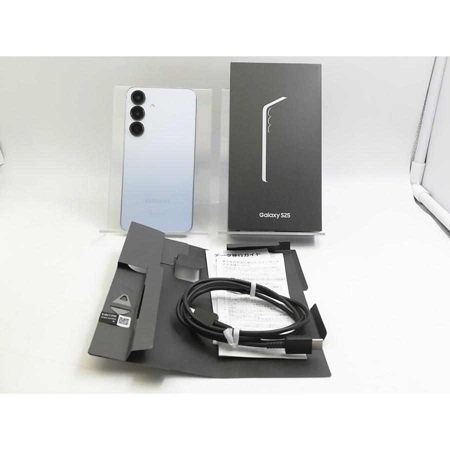 中古】SAMSUNG 国内版 【SIMフリー】 Galaxy S25 アイシーブルー 12GB