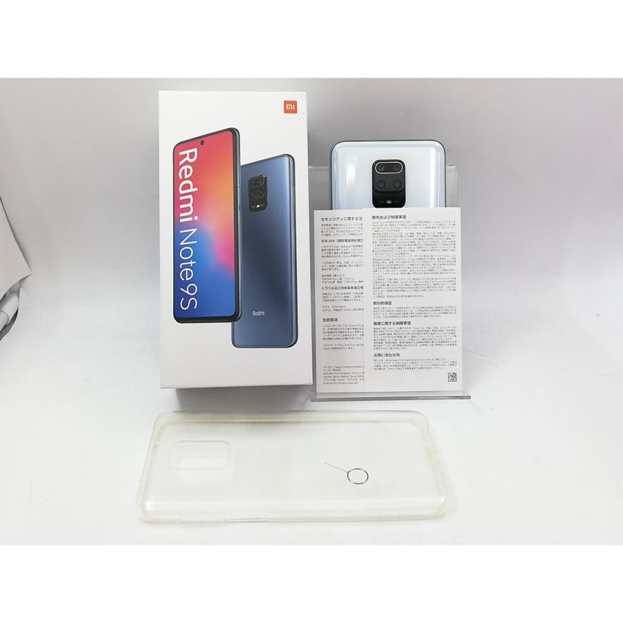 中古】Xiaomi 国内版 【SIMフリー】 Redmi Note 9S グレイシャー