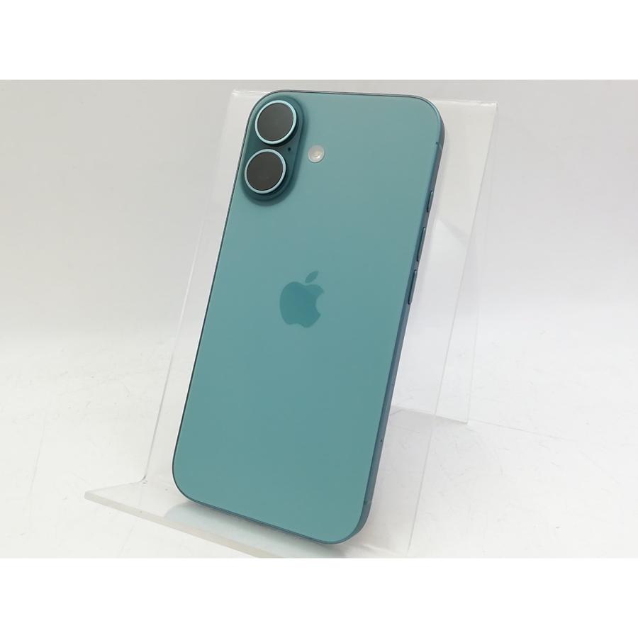 中古】Apple 国内版 【SIMフリー】 iPhone 16 256GB ティール MYE13J/A