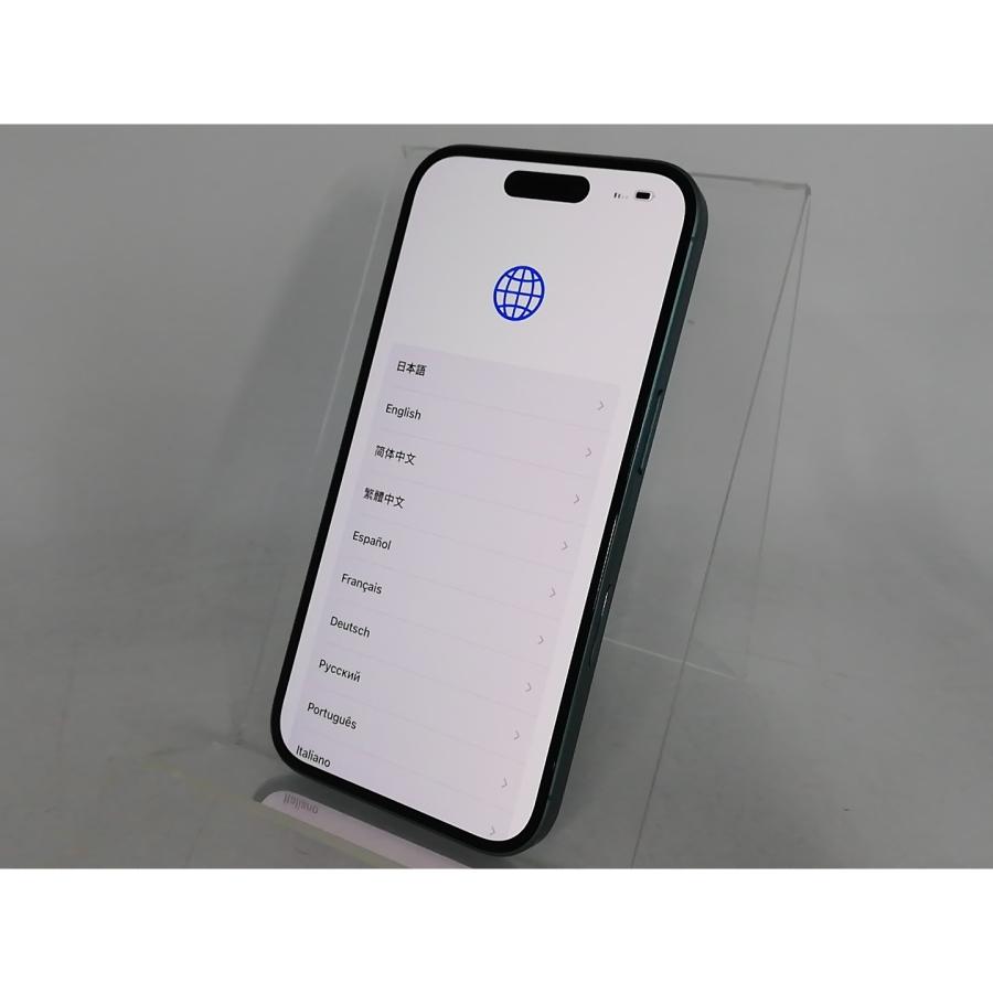 中古】Apple 国内版 【SIMフリー】 iPhone 16 256GB ティール MYE13J/A