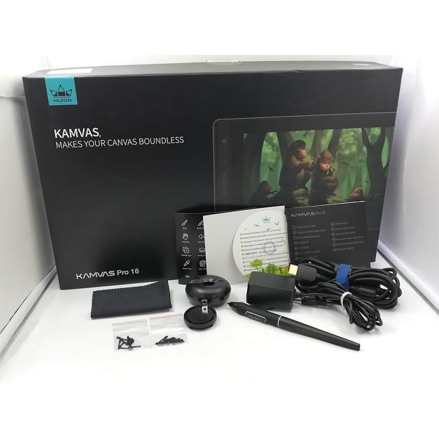 中古】HUION Kamvas Pro 16 (4K) GT1561 [15.6インチ液晶ペン