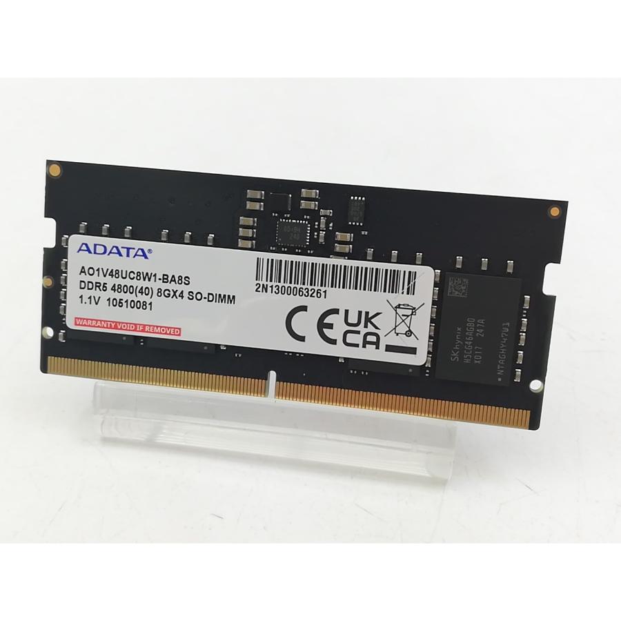 中古】262PIN SODIMM 8GB DDR5-4800(PC5-38400)【ノートPC用】【大宮
