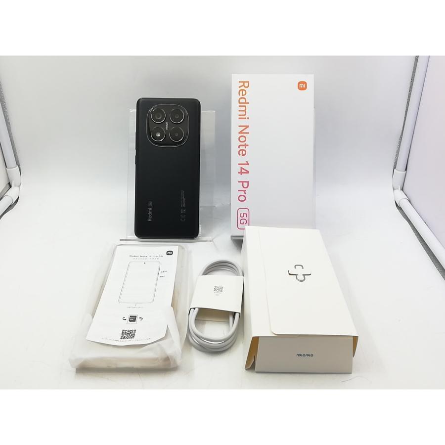 中古】Xiaomi 国内版【SIMフリー】 Redmi Note 14 Pro 5G ミッドナイト