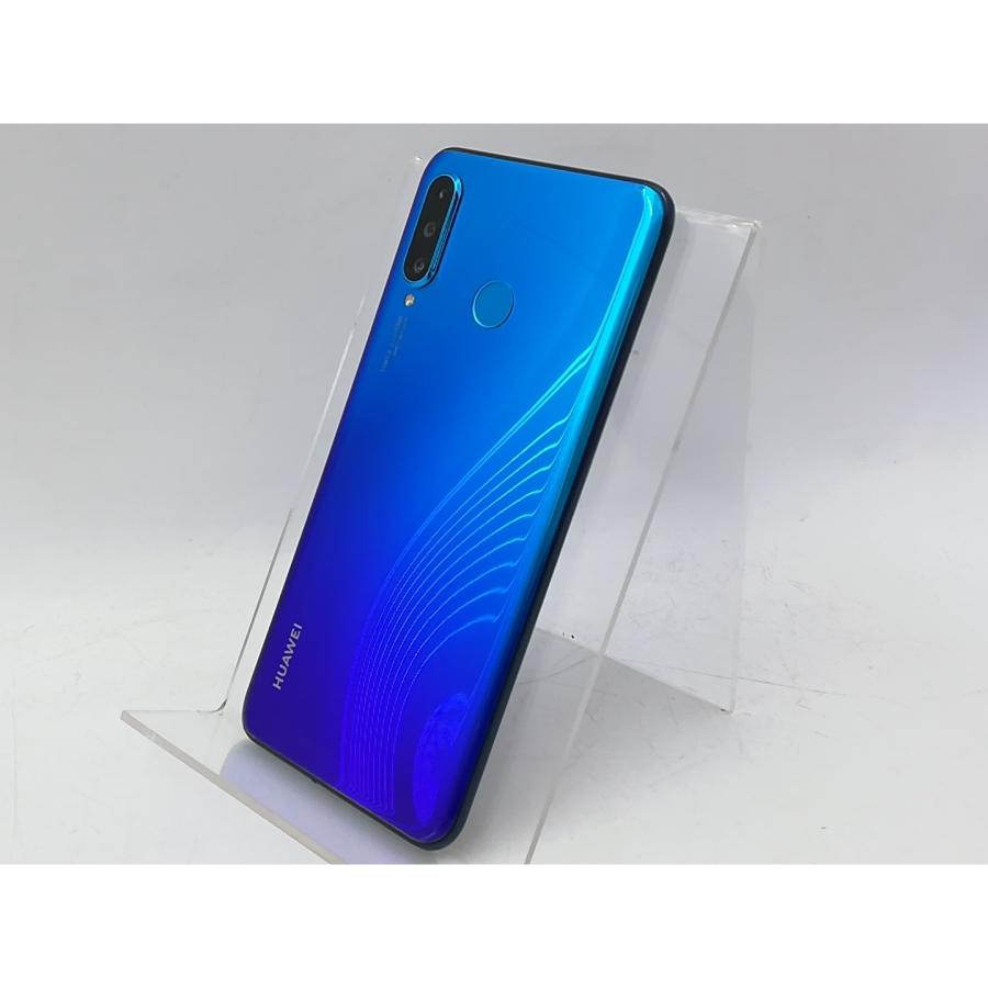 中古】Huawei ymobile 【SIMフリー】 P30 lite ピーコックブルー MAR