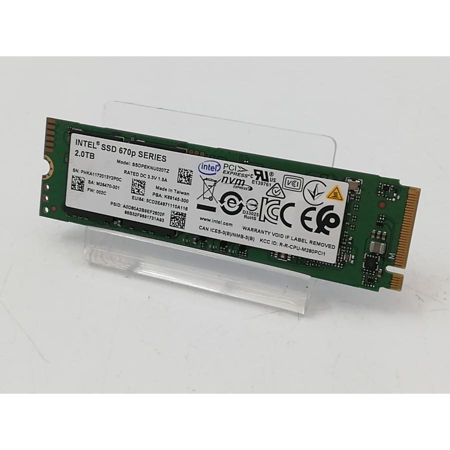 中古】各社 2TB SSD (M.2 2280/PCIe3.0 NVMe)【大宮東口】保証期間1