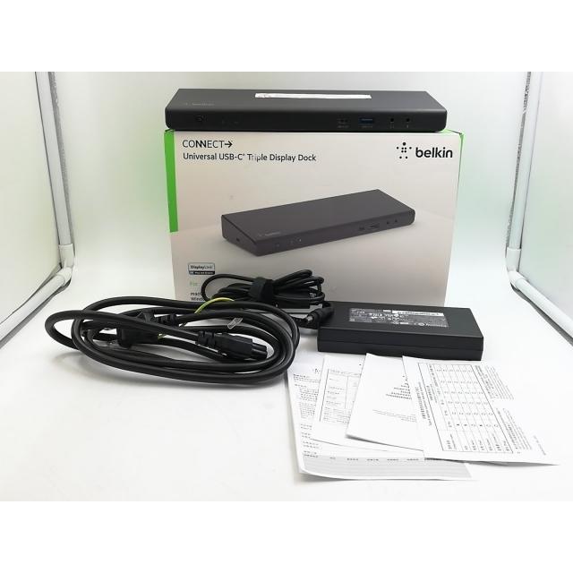中古】Belkin CONNECT ユニバーサルUSB-C トリプルディスプレイ ドック