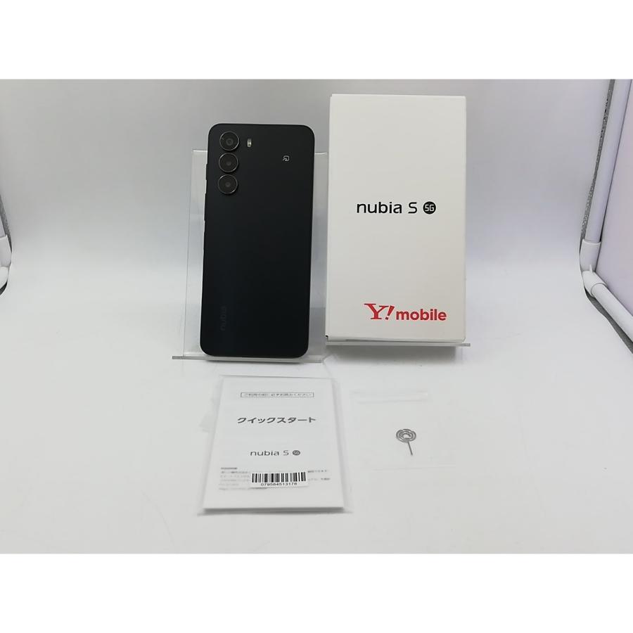 中古】ZTE ymobile 【SIMフリー】 nubia S 5G 4GB 128GB ブラック