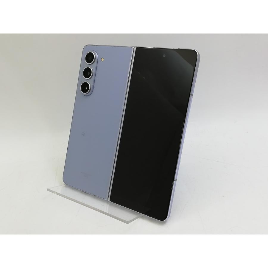 中古】SAMSUNG au 【SIMフリー】 Galaxy Z Fold5 アイシーブルー 12GB