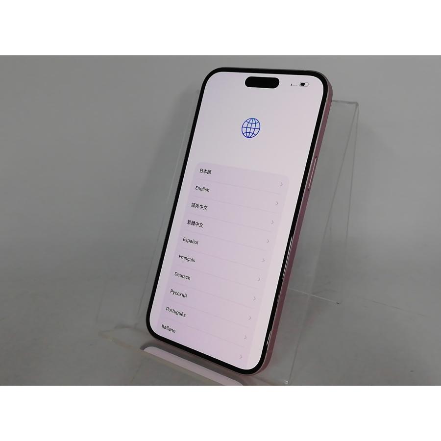中古】Apple 国内版 【SIMフリー】 iPhone 15 Plus 128GB ピンク