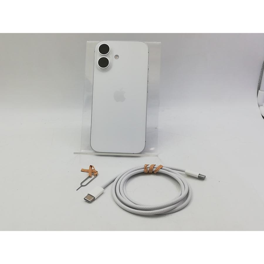 中古】Apple 国内版 【SIMフリー】 iPhone 16 256GB ホワイト MYDX3J/A