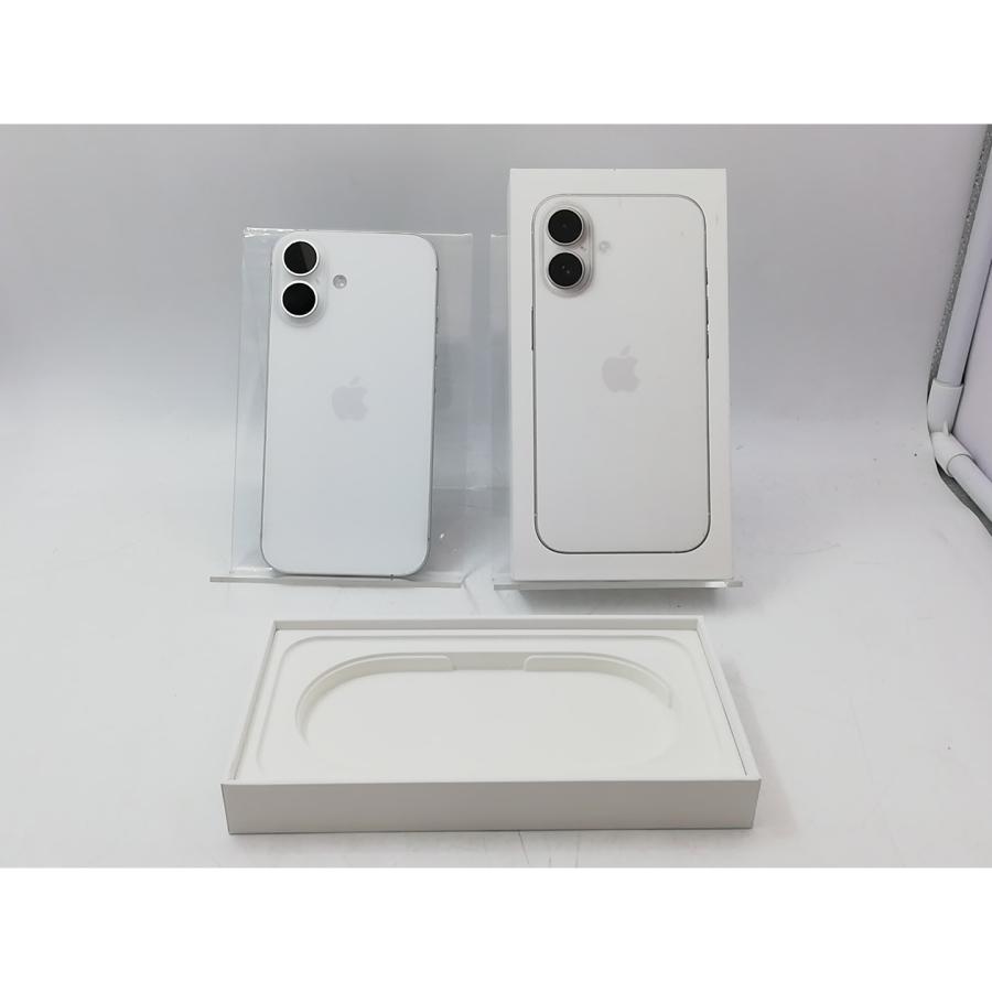 【中古】Apple 国内版 【SIMフリー】 iPhone 16 256GB ホワイト MYDX3J/A【大宮東口】保証期間１ヶ月【ランクA】の画像