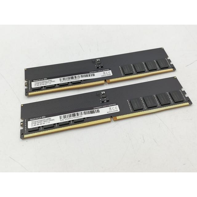 中古】DDR5 32GB 2枚組（合計64GB） DDR5-5600(PC5-44800