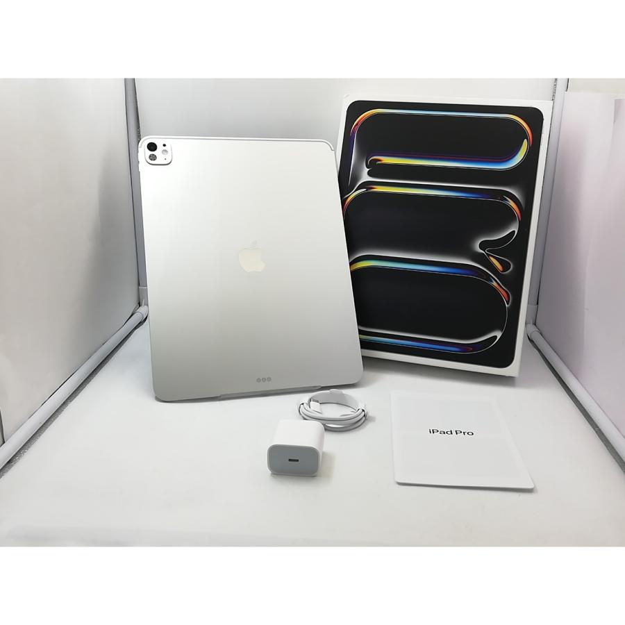 【中古】Apple 【Wi-Fi】 13インチ iPad Pro（M5/2025） 256GB シルバー 標準ガラス MDYK4J/A【大宮東口】保証期間１ヶ月【ランクA】の画像