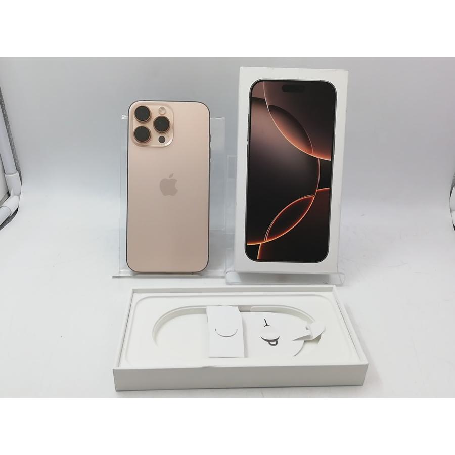 中古】Apple 国内版 【SIMフリー】 iPhone 16 Pro Max 256GB デザート