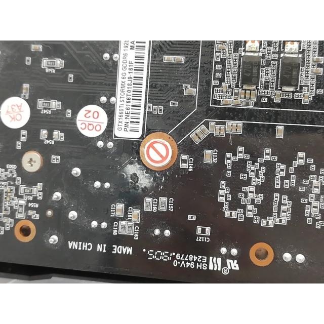 中古】Palit GeForce GTX 1660 Ti StormX 6GB（NE6166T018J9-161F