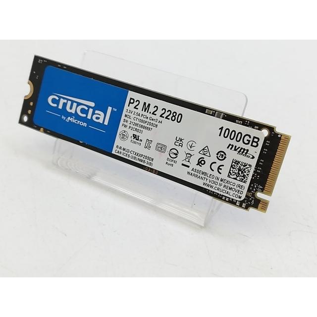 【新品未開封】Crucial P2 1TB M.2 SSD Crucial P2 1TB 3D NAND NVMe PCIe M.2 SSD Up to 2400 MB/s