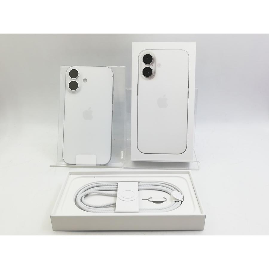 未使用】Apple 国内版 【SIMフリー】 iPhone 16 256GB ホワイト MYDX3J