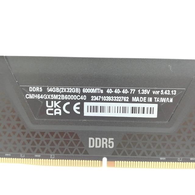 中古】DDR5 32GB 2枚組（合計64GB） DDR5-6000(PC5-48000