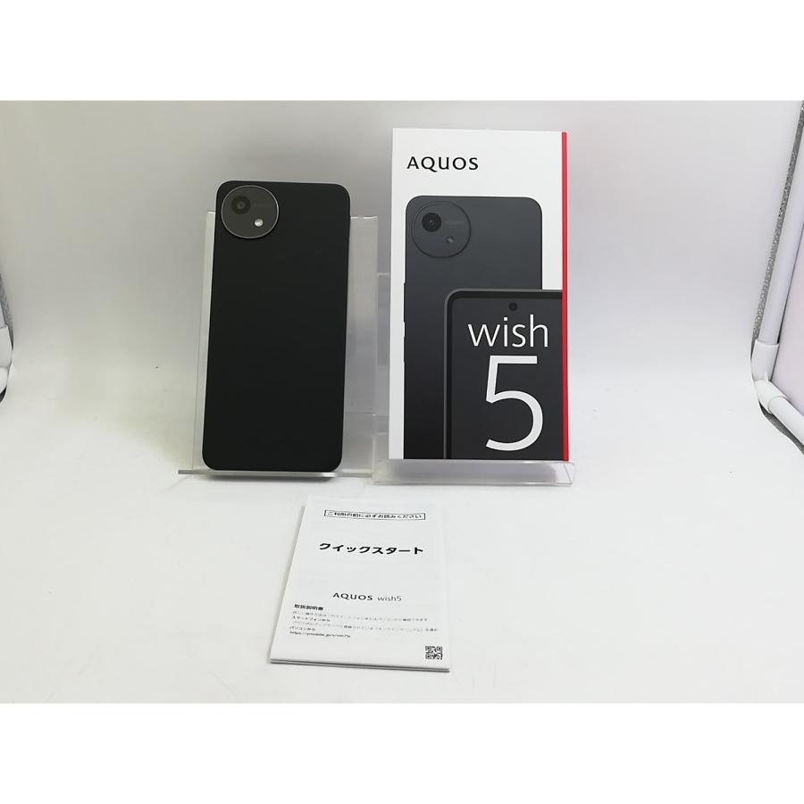 中古】SHARP ymobile 【SIMフリー】 AQUOS wish5 スミ 4GB 128GB