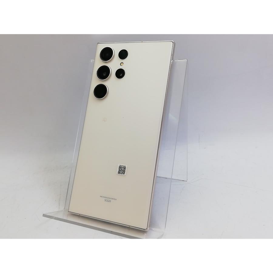 中古】SAMSUNG au 【SIMフリー】 Galaxy S23 Ultra クリーム 12GB
