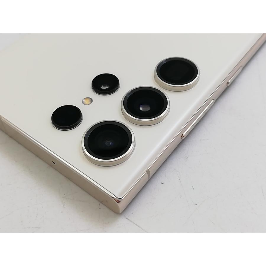 中古】SAMSUNG au 【SIMフリー】 Galaxy S23 Ultra クリーム 12GB