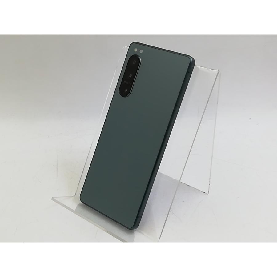 中古】SONY au 【SIMフリー】 Xperia 5 IV 8GB 128GB SOG09 グリーン
