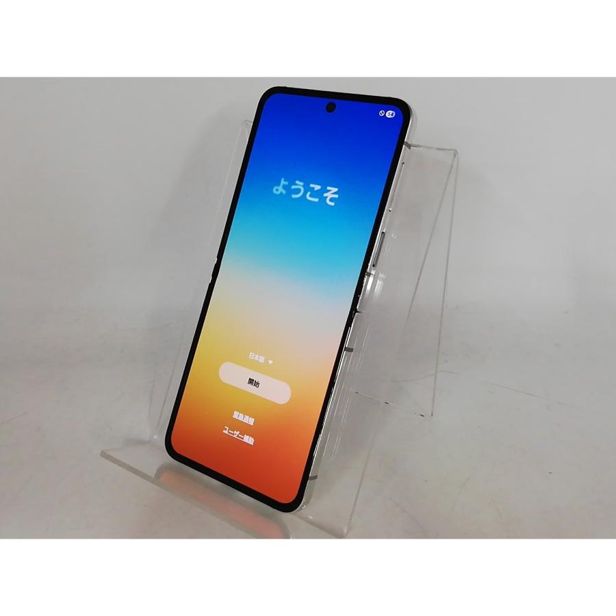 【中古】SAMSUNG au 【SIMフリー】 Galaxy Z Flip5 クリーム 8GB 256GB SCG23【大宮東口】保証期間１ヶ月【ランクA】の画像