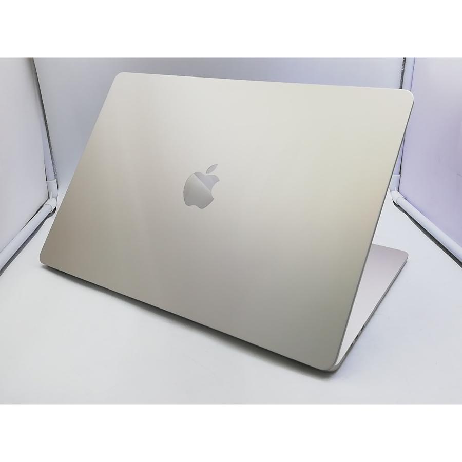 【中古】Apple MacBook Air 15インチ  M2(CPU:8C/GPU:10C) 8GB/256GB スターライト MQKU3J/A (M2,2023)【大宮東口】保証期間１ヶ月【ランクA】の画像