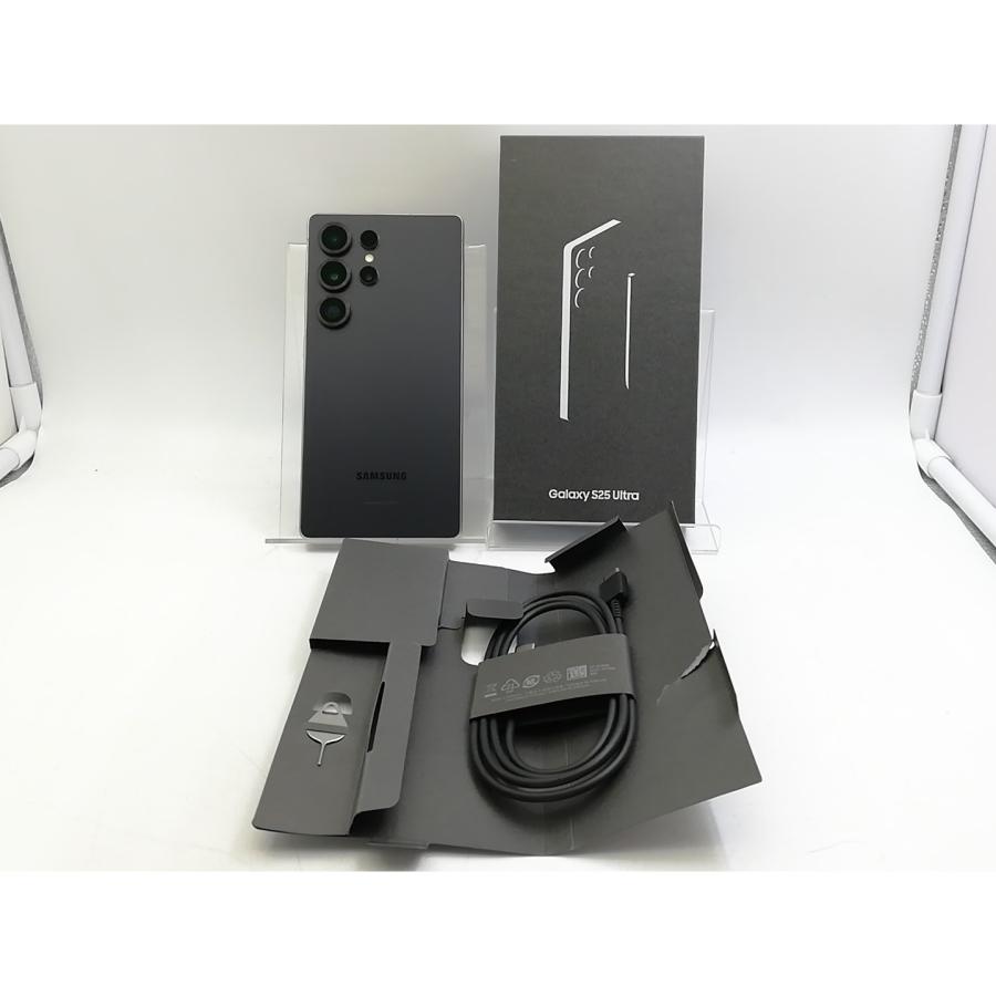 【中古】SAMSUNG 国内版 【SIMフリー】 Galaxy S25 Ultra チタニウムブラック 12GB 256GB SM-S938Q【大宮東口】保証期間１ヶ月【ランクA】の画像