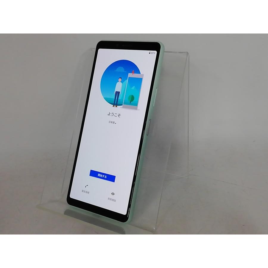 中古】SONY ymobile 【SIMロック解除済み】 Xperia 10 II ミント 4GB