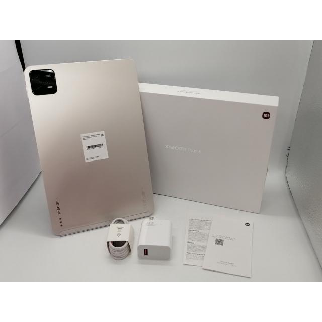 【中古】Xiaomi 国内版 【Wi-Fi】 Xiaomi Pad 6 シャンパンゴールド 【Snapdragon 870/8GB/128GB】【大宮東口】保証期間１ヶ月【ランクA】の画像