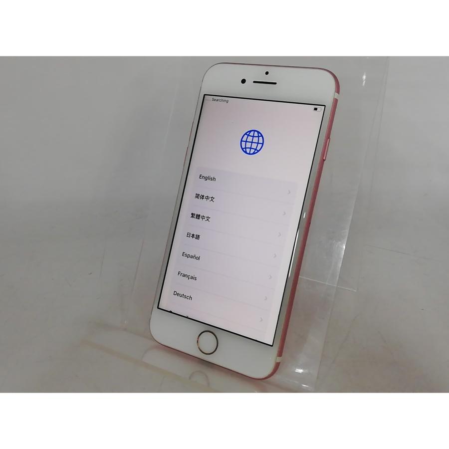 中古】Apple au 【SIMロック解除済み】 iPhone 7 32GB ローズゴールド 