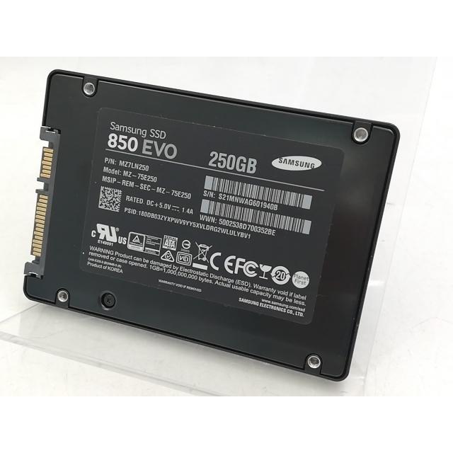 中古】SAMSUNG 850 EVO MZ-75E250 250GB/SSD/6GbpsSATA/2014年12月/3D