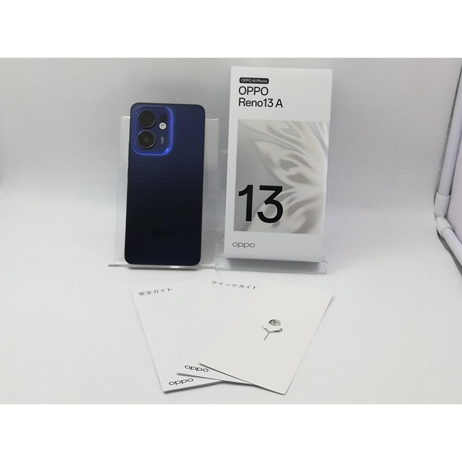 中古】Oppo UQmobile 【SIMフリー】 OPPO Reno13 A ルミナスネイビー