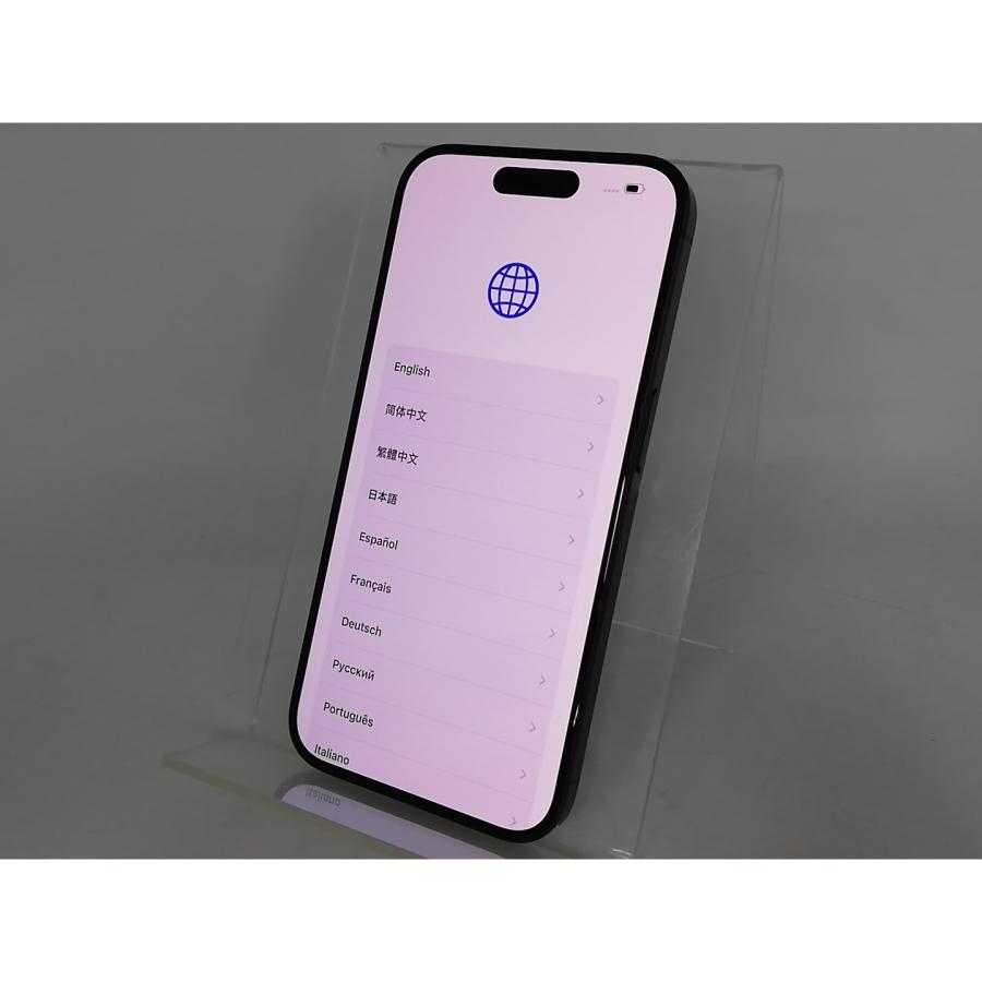 【中古】Apple SoftBank 【SIMフリー】 iPhone 15 Pro 512GB ブラックチタニウム MTUH3J/A【大宮東口】保証期間１ヶ月【ランクC】の画像
