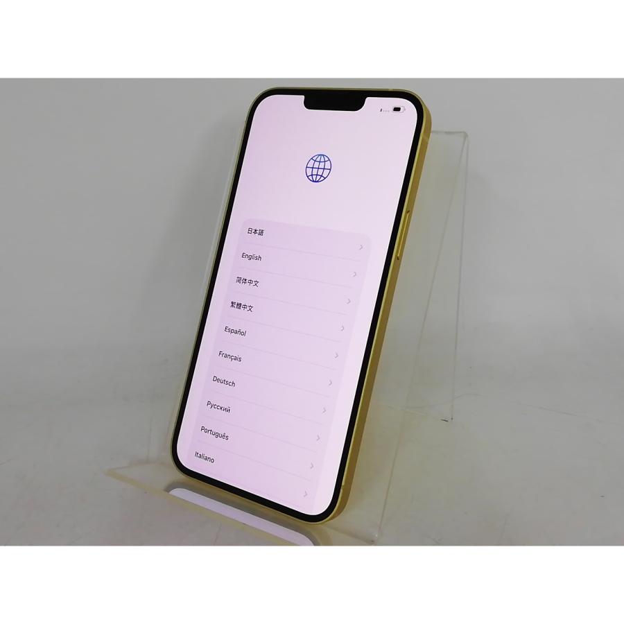 【中古】Apple docomo 【SIMフリー】 iPhone 14 Plus 256GB イエロー MR633J/A【大宮東口】保証期間１ヶ月【ランクA】の画像