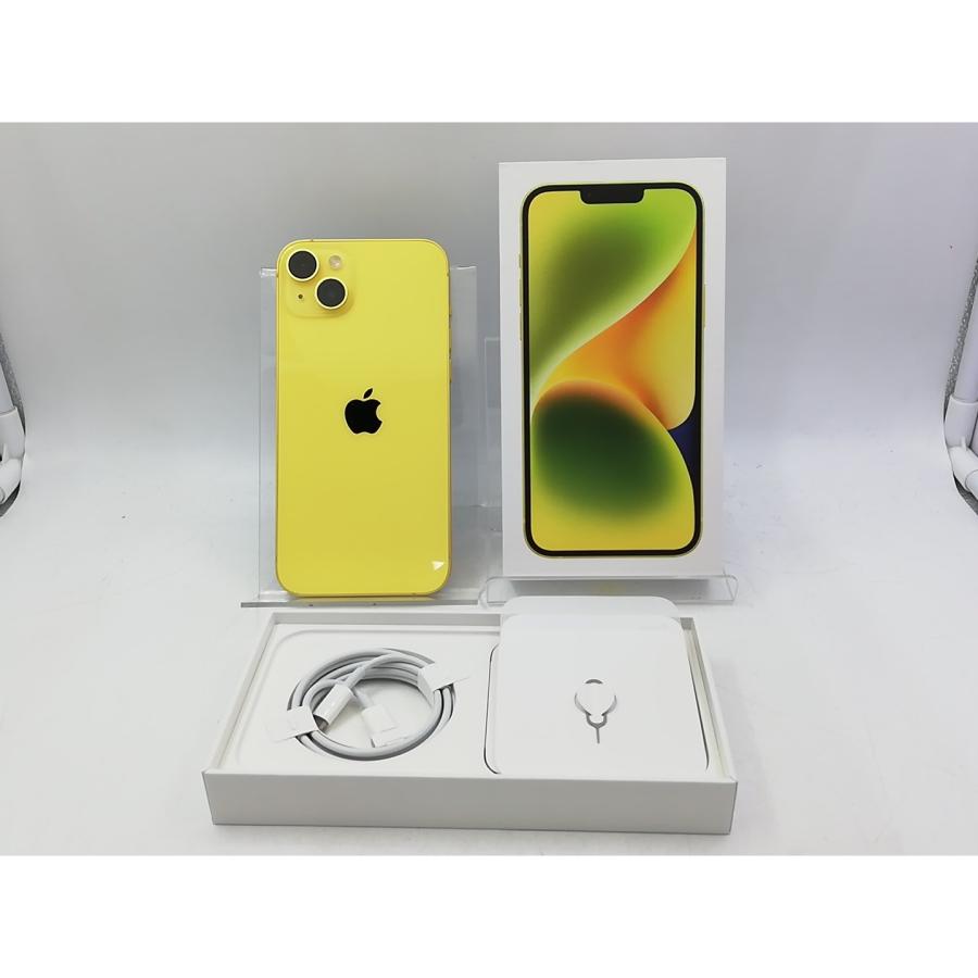 【中古】Apple docomo 【SIMフリー】 iPhone 14 Plus 256GB イエロー MR633J/A【大宮東口】保証期間１ヶ月【ランクA】の画像